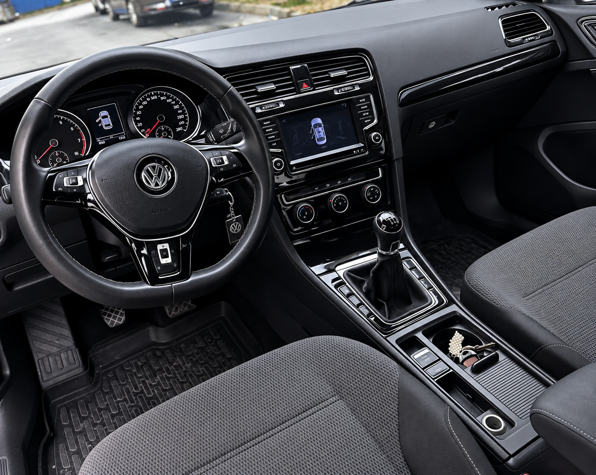 Piano Black Interior Trim Kit for Volkswagen Golf 7 MK7 2013-2020 24pcs