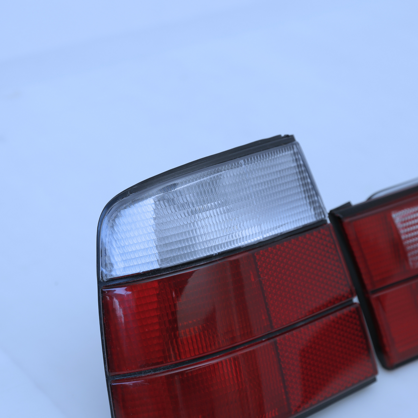 Rear Tail Light Set for BMW E34 1987-1995 White Indicator Clear Style Pair