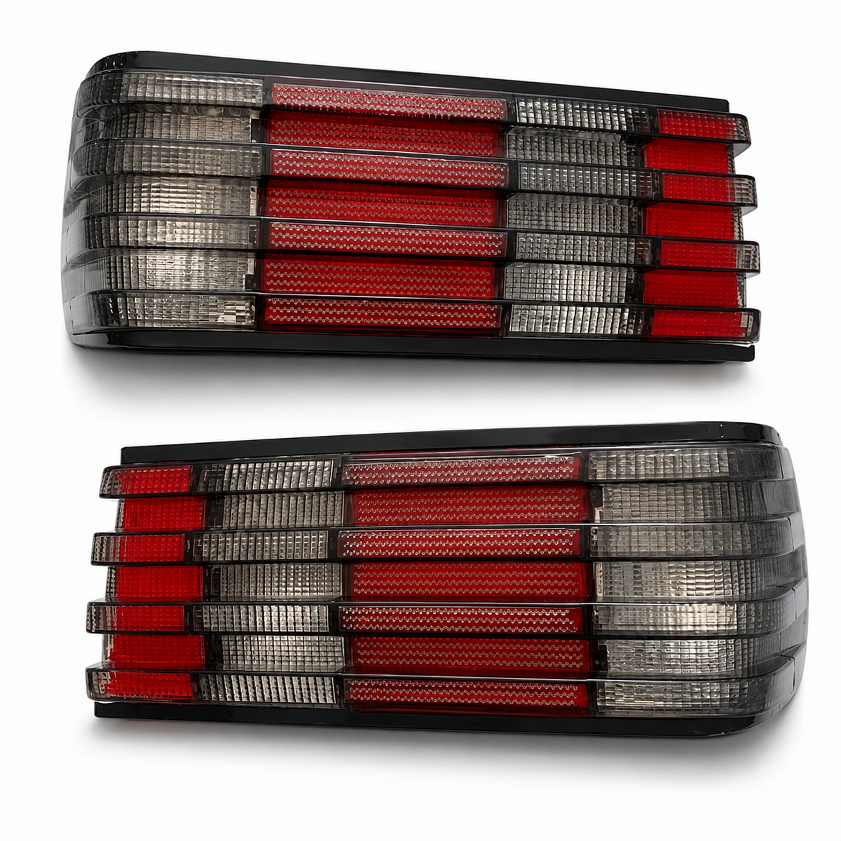 Smoke Rear Tail Light Set for Mercedes Benz W126 1979-1991 Left Right