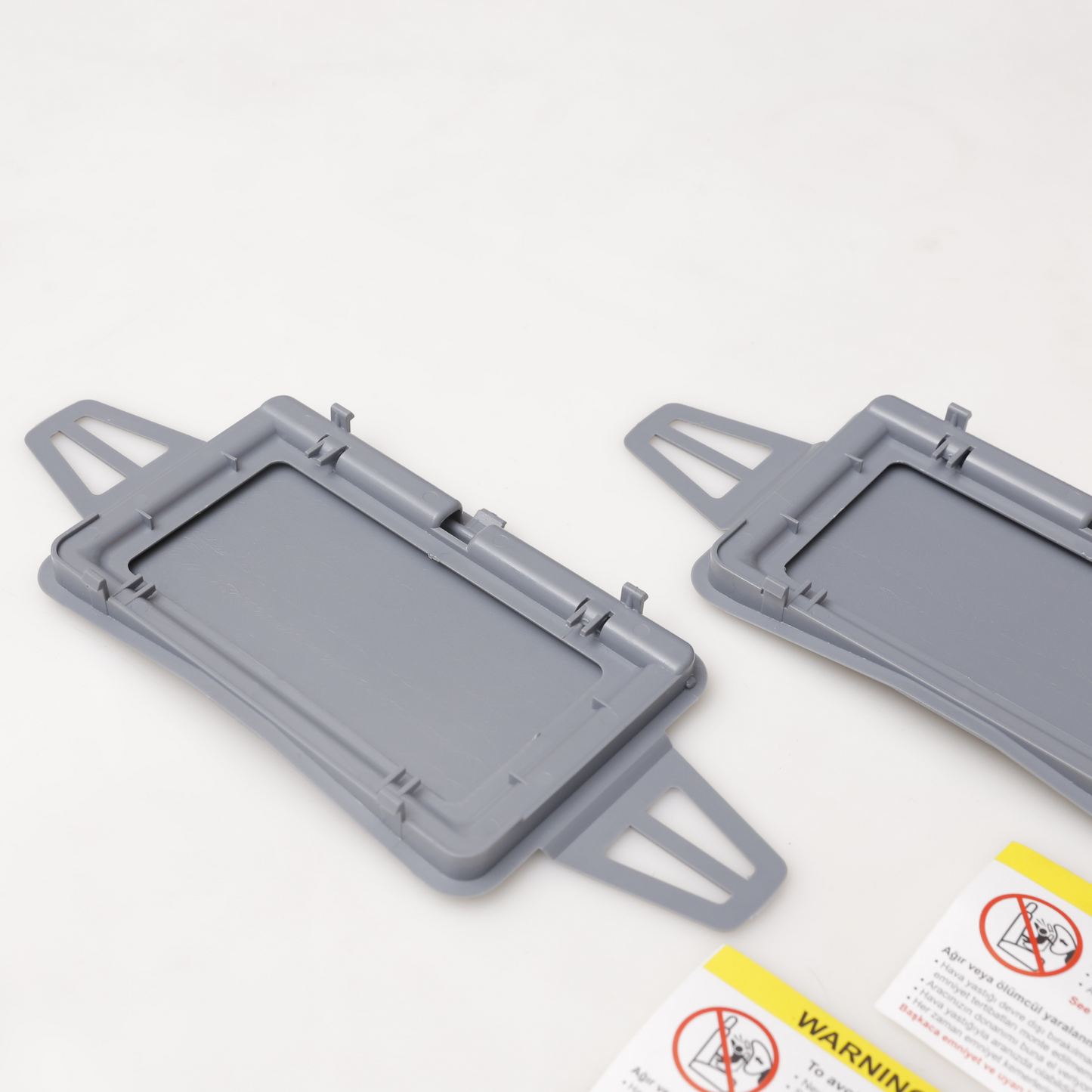 Pair Sun Visor Mirror Frame Cover for Mercedes-benz W211 E-CLASS