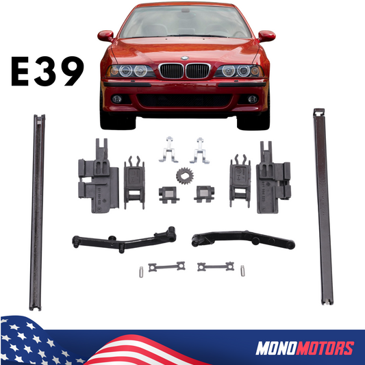 Sunroof Parts for BMW 5 Series E39 Sunroof Repair Kit 17pcs Set