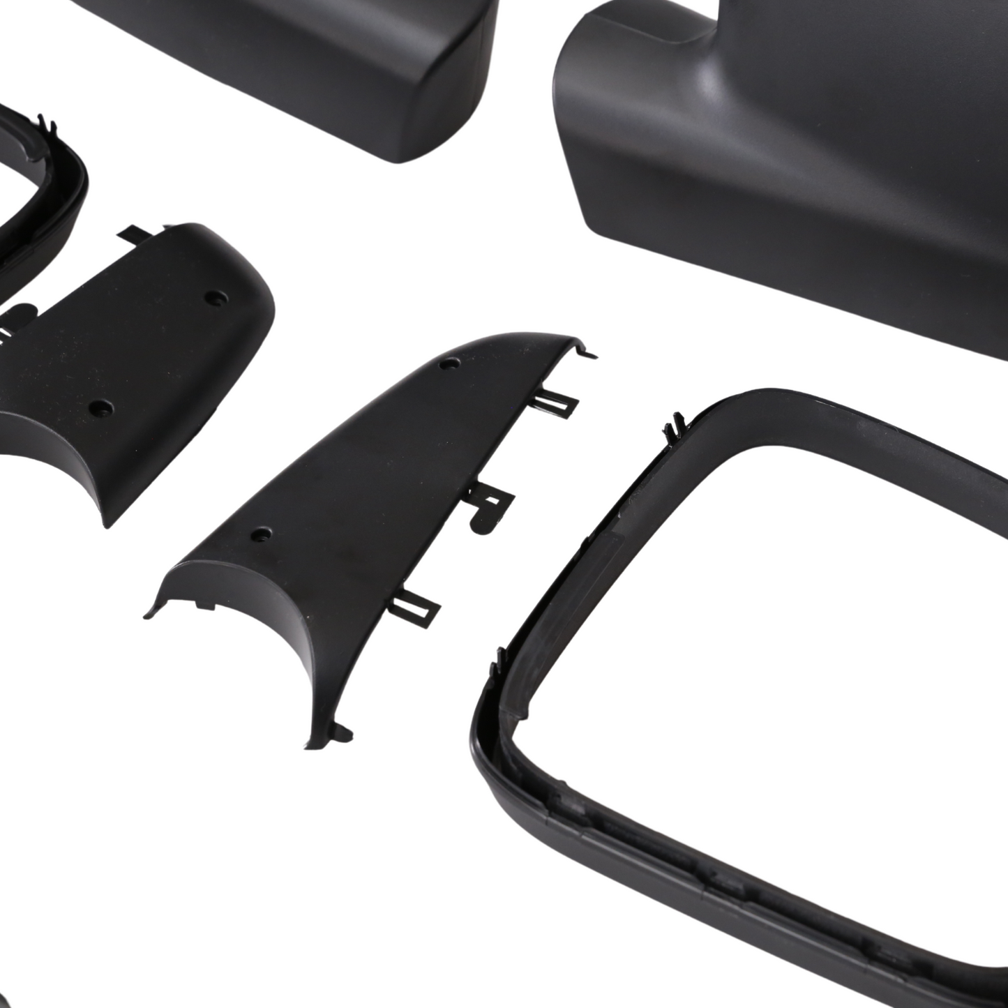 Pair Side Mirror Covers Cap for VW Transporter 5 / Caddy 2005-2010 (Set 6pcs)