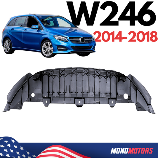 Mercedes W246 Engine Splash Shield Undertray Skid Cover Guard 2014–2018