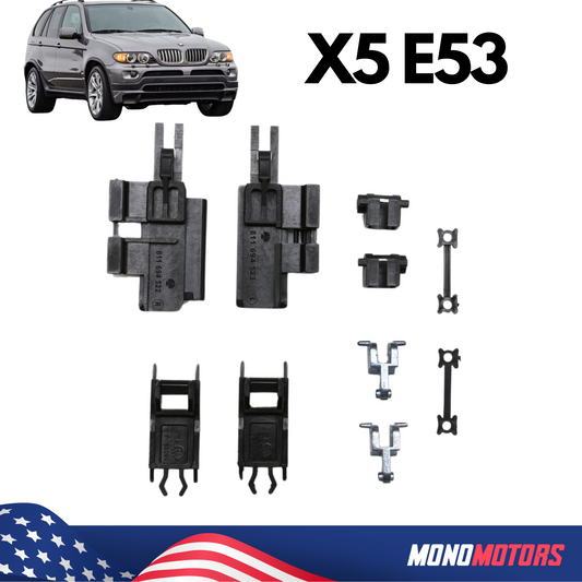 BMW 5 X5 E53 2000-2006 Sunroof Slider Guide Rail Repair Kit Control Parts