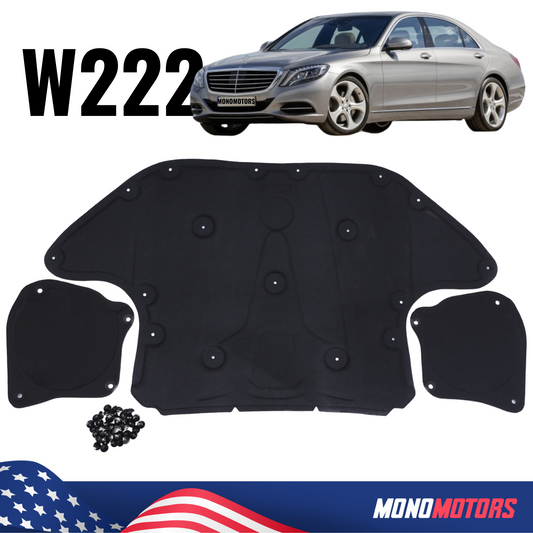 Hood Insulation Panel for Mercedes Benz S Class W222 Mb Insulation Pad W/clips