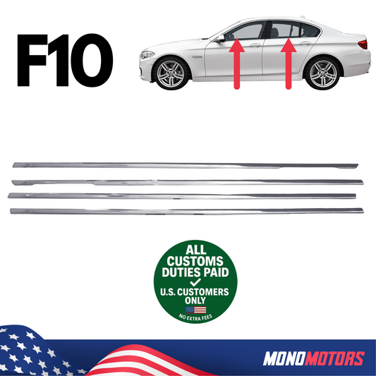 Windows Frame Trim Chrome 4pcs for BMW F10