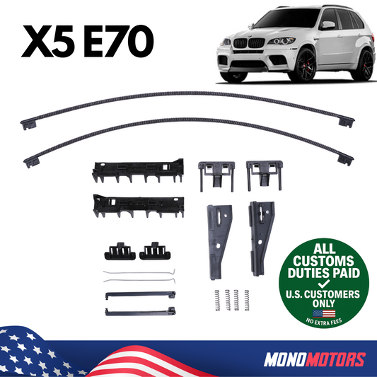 Rear Panoramic Sunroof Repair Kit for BMW X5 E70 – 18pcs Cable Set