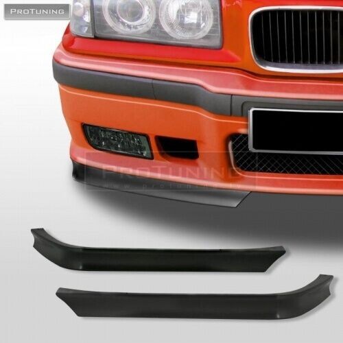 2 Side Splitters for BMW E36 M3 Bumper Front Spoiler Flap