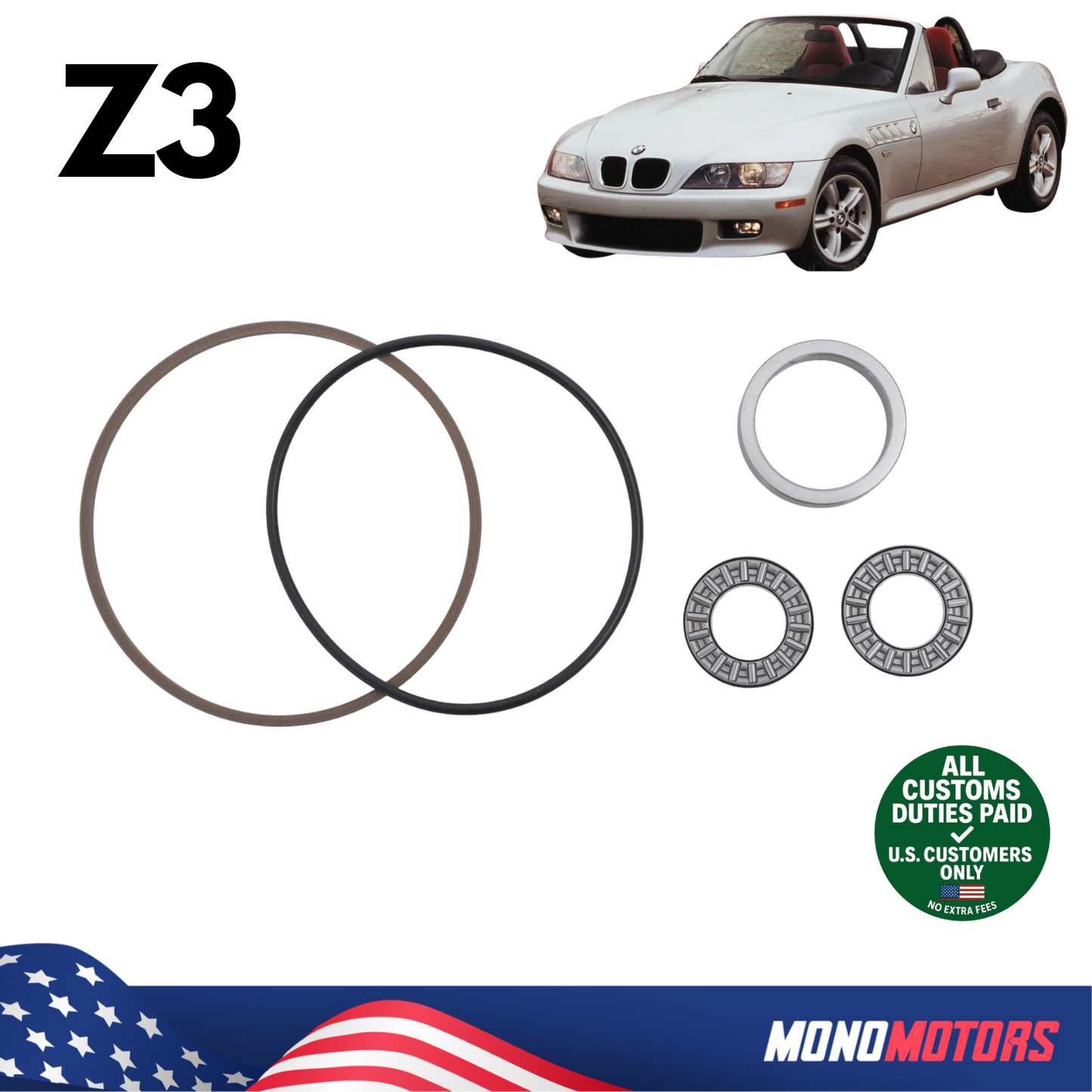 Single Vanos Repair Kit for BMW Z3 1996-2003 M50 M50tu M52 S50 S52 Engine