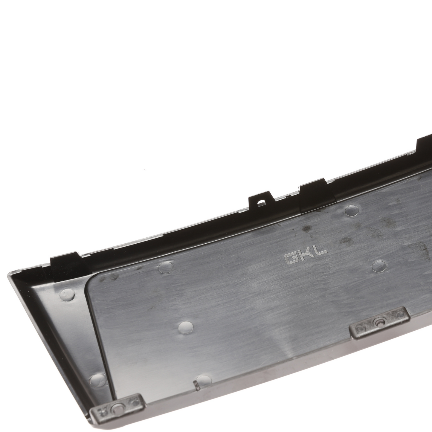 Audi A3 8p Front Bumper Number Plate Backing Piano Black 8P4807285G