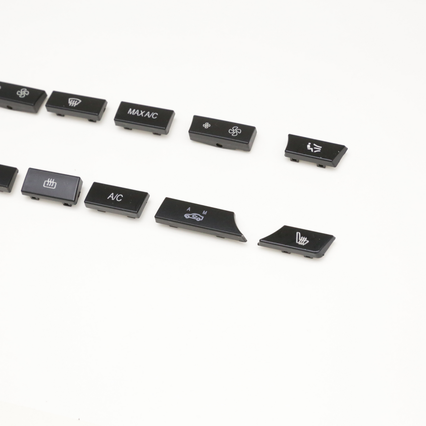 Console Air Conditioner Buttons for BMW F10 F11 5 Series Replace Trim 12pcs
