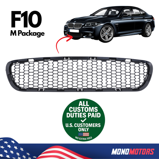 Front Center Bumper Grille for BMW F10 M 2010–2013 OEM 51118047391