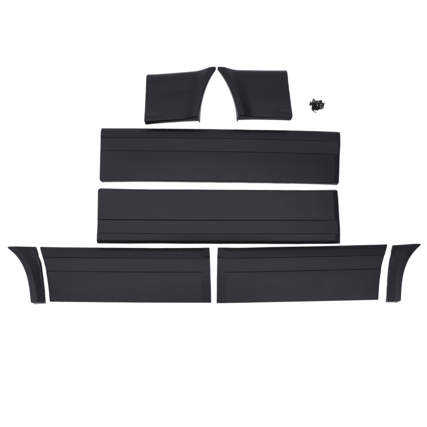 BMW E30 Sedan Door Side Panel Kit M-tech Performance Side Addon Pod Set
