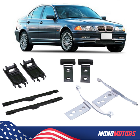 Sunroof Shade Component 8pcs for BMW E46 1998–2001 Free 3–5 Days Delivery