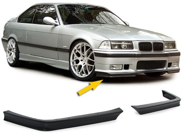 2 Side Splitters for BMW E36 M3 Bumper Front Spoiler Flap