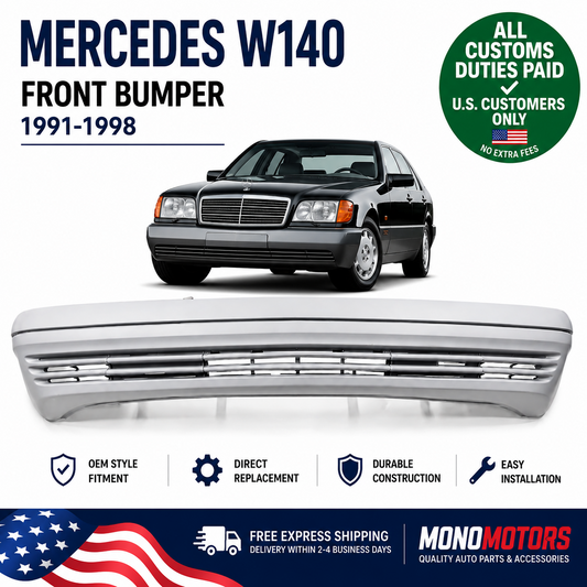 Front Bumper for Mercedes Benz W140 S Class 1991-1998