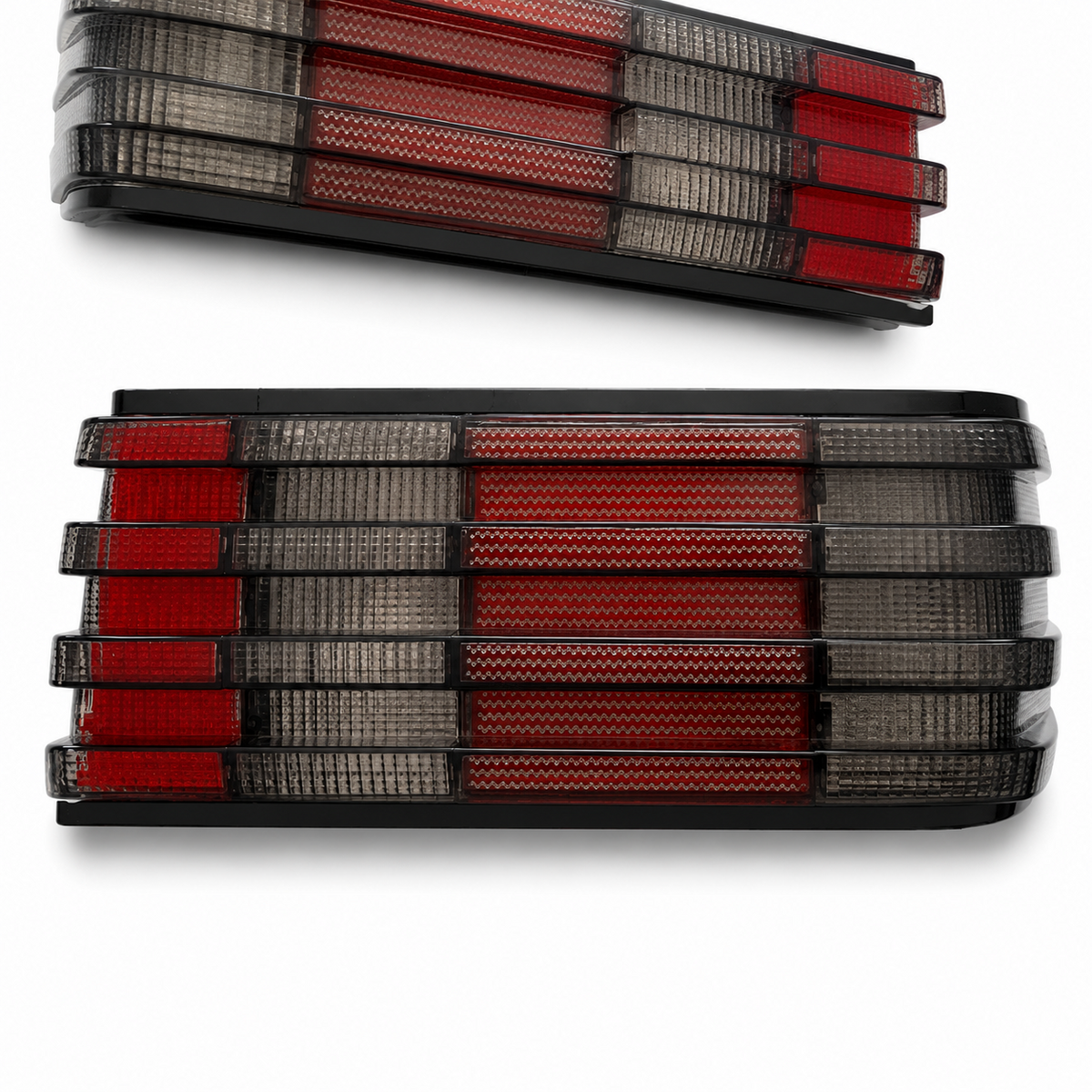 Smoke Rear Tail Light Set for Mercedes Benz W126 1979-1991 Left Right